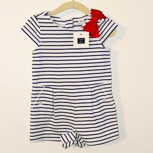 Janie and Jack Striped Romper